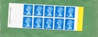 Great Britain Booklet Of 10 Sg  hc1 1989 Second Class Stamps Mint