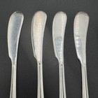 Rogers Bros Silver Plate Eternally Yours 4 Butter Spreader 4 Cocktail Fork Vtg
