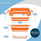 Havenity 16l   8l Bbq Prep Tub  2 Pack      Cutting Board And Lid Set