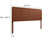 Sparta Headboards  King  Walnut Brown