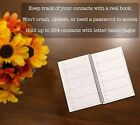 Spiral-bound Address And Telephone Book With Plastic Cover  Black