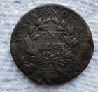 1803 1c Bn Draped Bust Large Cent Rare Early Key Date Type Coin Xf Damaged