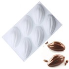 6 Cavity Olive Pastry Silicone Cake Mold Chocolate Baking Bakeware Decor