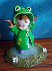 Wee Forest Folk Frog Puddle Jumper Raincoat Mouse Limited Retired 2025