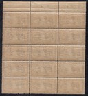 Nl  238 Mint Never Hinged Very Fine Margin Block Of 15 With 2 Male Dog Varieties