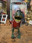 German Painted Tin Wind-up Performing Frog Manufacturer Sg G  nthermann   1910 s