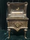 Vintage Signed Jo Marz 1st Edition Ornate Victorian Style Footed Trinket Casket