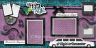 Prom Night   2 Premade Scrapbook Pages Paper Layout 4 Album 12x12  by Digiscrap