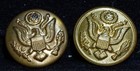13 Wwii Scovill Handy Button U s  Army Brass Eagle Coat Uniform Emblem Buttons
