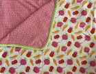 Extremely Rare Vintage 1998 Gymboree Blanket  vegetable Garden  Line