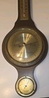 Vintage West Germany Barometer Thermometer Hygrometer Wood Wall Weather Station