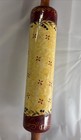 Counterart Ceramic Rolling Pin Olive Branch Pattern 18 Inch Wood Handles