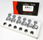 Genuine Fender Locking F Logo Tuners Machines Pegs Chrome W vintage Buttons