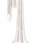 S e  Shires Q12grs Professional Bb Trumpet In Silver Plate Sn Crq20424