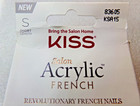 Kiss Revolutionary Salon Nails French  Glue On Nail Short Square