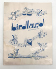 Vintage Birdland Menu  Jazz Club Broadway   52  Street   from Elvin Jones 