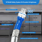 1675kit48 Safety System Kit  48  Mobile Gas Hose Connector With 2 Elbows  3 4  Q