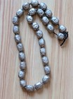 2 Vintage Silver Ethiopian Traditional Handmade Beads African Collectible 