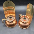 Vintage Coppercraft Guild Copper And Brass Chamber-stick Candle Holders 