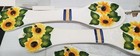 Set Of 3 Same Ceramic Engraved Wall D  cor Spoons ladles 4 x17   Sunflowers   Bee
