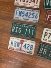 South Carolina License Plate Lot 2 Of 10 1970 - 1994 Rustic