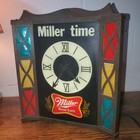 Vintage Miller High Life Miller Time Light Up Clock Tested Works Read Desc 