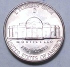 1943 D Jefferson War Silver Nickel From Bu Unc Roll