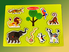 Melissa And Doug Sound Wooden Puzzles Farm And Safari 2 Puzzles Excellent Sounds
