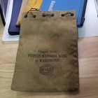 Vintage Bank Deposit Bags Lot 6 Rainier Peoples Washington Us Mint Dimes Empty
