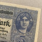 Ww1 German 5 Mark Banknote Germany 1917 Wwi Currency Berlin Paper Money Note Ww1