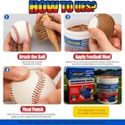 Deaplleonc Football Rubbing Mud Ball Grip Color Texture Enhancer Baseball