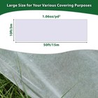 10x50ft Floating Row Cover 1 06 Oz yd2     Frost Protection For Garden Vegetables