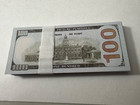 Replica Money 100 Dollar Bills For Motion Picture Purposes - 100 Pcs 