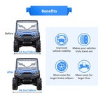 4pack 2 Inch 4x156 Atv Wheel Spacers M12x1 5 For Polaris Rzr Pro Xp  xp 4 2020 
