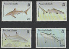 Pitcairn Islands 1994 Shipwrecks Set Of 4 Values 20c - Sg 450-453 Mnh  Sharks  