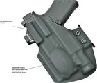 Iwb Light Bearing Kydex Holster   All Popular Gun Models   Blackout Series Iwb