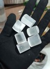 1kg Genuine Selenite Tumbled Stones Bulk 55-65 Pcs Natural Healing Crystals Set