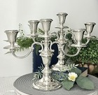 Gorham Strasbourg Sterling Candelabras Sterling Silver Vintage Candle Holders -2