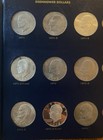Eisenhower Dollar Complete Set 1971-1978-s In Whitman Classic Deluxe Album