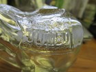 Clear Glass Jumbo Peanut Butter Elephant Shaped Jar With Original Lid Scarce