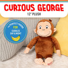 Curious George Plush Toy Multi Color Soft Stuffed Animal For Kids Ages 2 