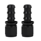 Lokocar 6an 8an 10an Push Lock Hose Fitting End 0   45   90   Degree Black 2pcs