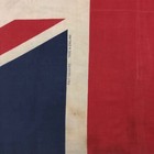 Vintage Cotton Union Jack Flag Cloth United Kingdom British Uk Made In England