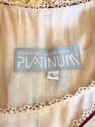 Vintage Deadstock Dorothy Schoelen Platinum Size L Layered Top Pale Pink