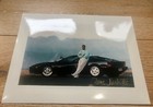 Marcus Allen  Signed Autographed Color Photo With His Ferrari - Raiders Signed