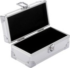 Aluminum Alloy Lockable Cash Box Money Organizer Single Row Currency Tray