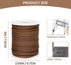 Leather String Suede Cord Leather Cords Rope String For Jewelry Making 