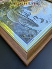 Miller High Life Muskie Tip Up Diamond Wildlife Series Bar Mirror Beer Sign
