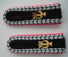 Original Ww2 German Fire Police Shoulder Boards With Musicians Devise Clean Pair