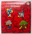 2008 Sealed New  Booster Disney Pin Set Four Parks Mickey Castle Sorcerer Hat  